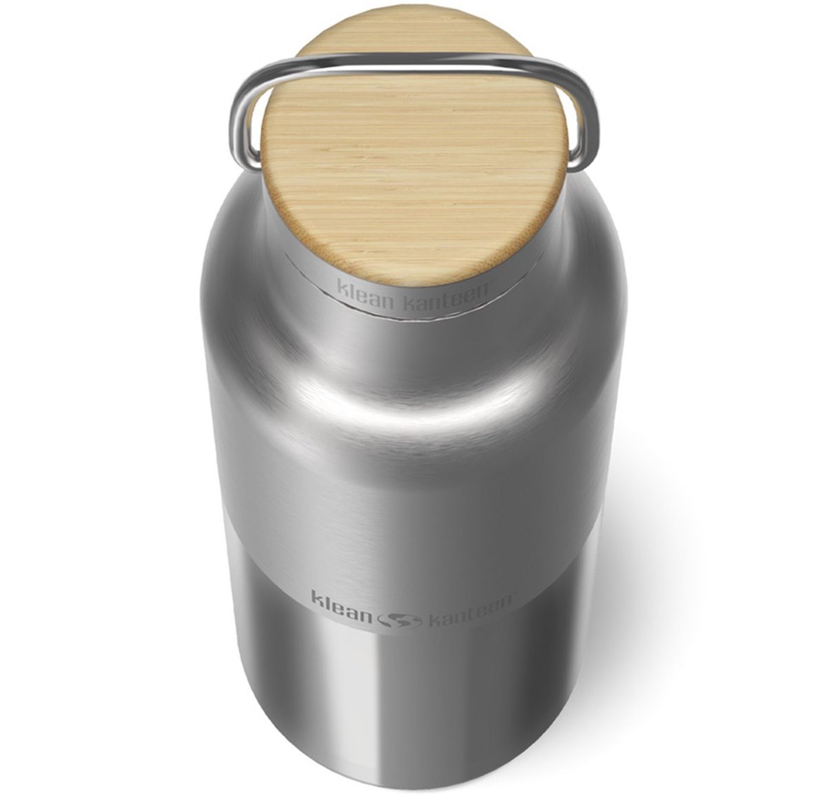 Klean Kanteen Rise Reflect 473ml - Bamboo Cap Brushed Stainless- Plastic Free – foto 2