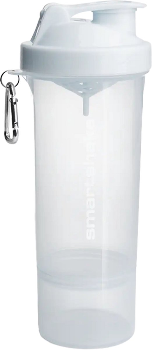 SmartShake Slim 500ml - 1 stuk - Neon White
