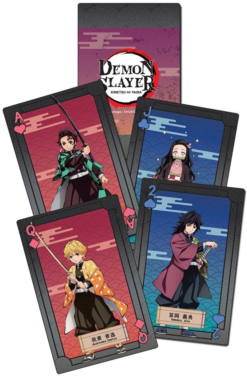 Demon Slayer - Big Group Playing Cards
