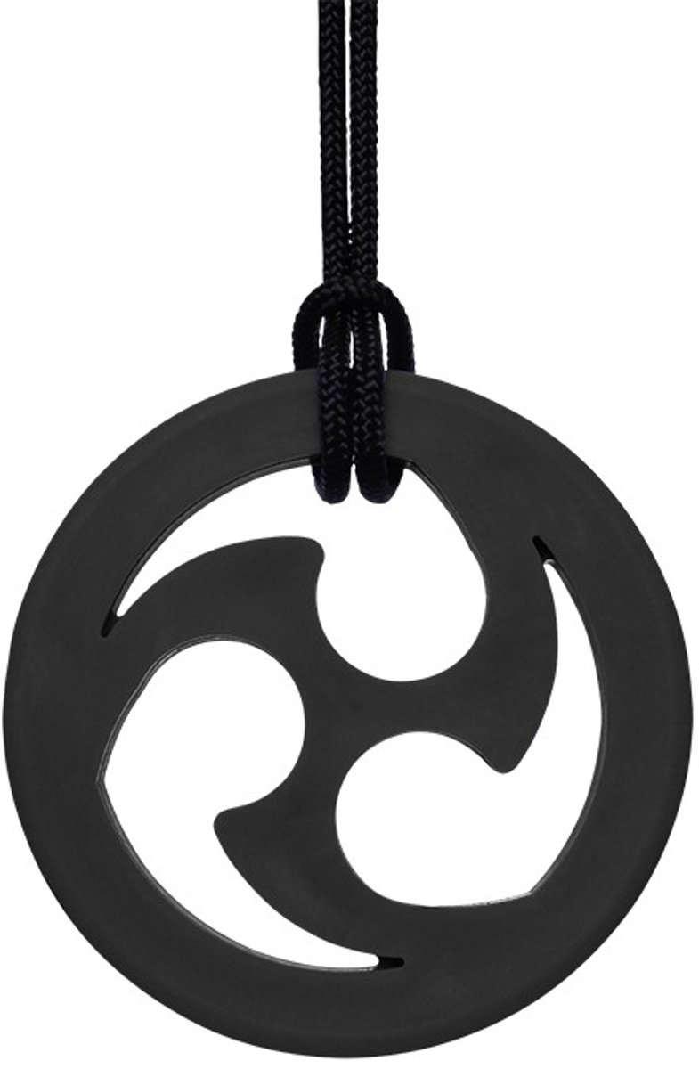 ARK Therapeutic kauwsieraad ninja ster zwart XT medium speelgoed.
