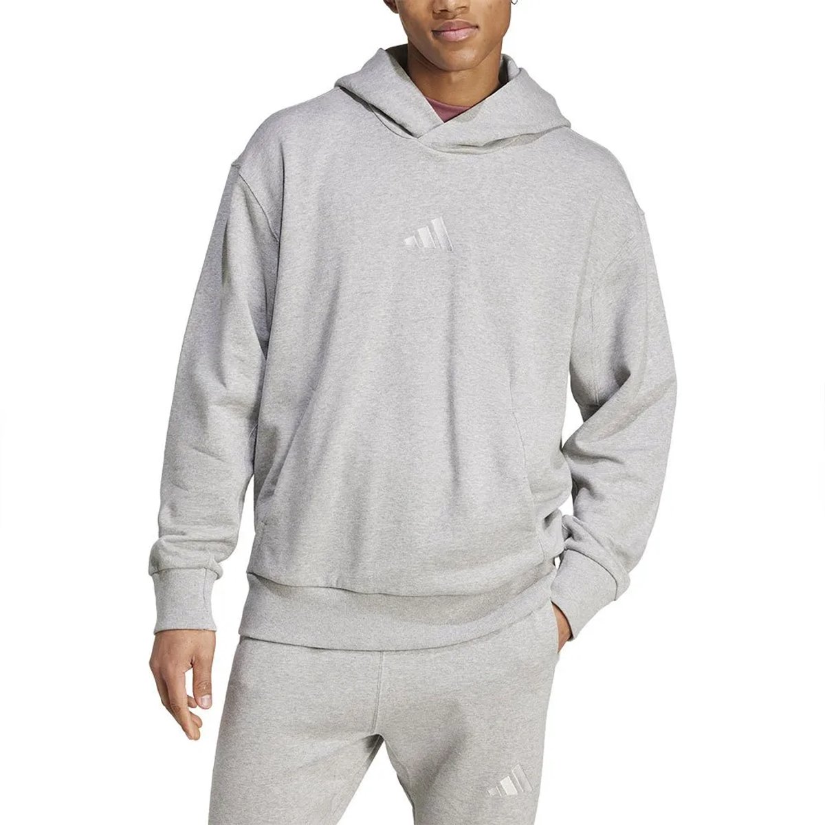 Adidas All Szn French Terry Hoodie XL Regular Man Grijs