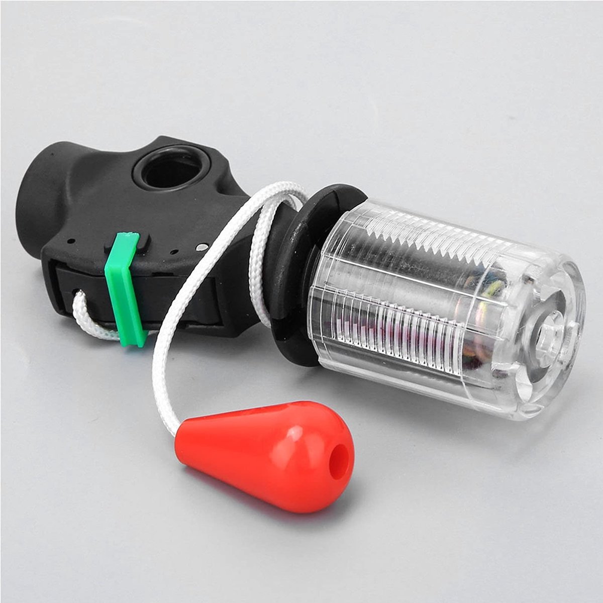aladdien - Draagbare Automatische Inflator - Inflater voor Reddingsvesten - Veiligheid en Comfort - Compact en Lichtgewicht - Opblaasbare Reddingsve...