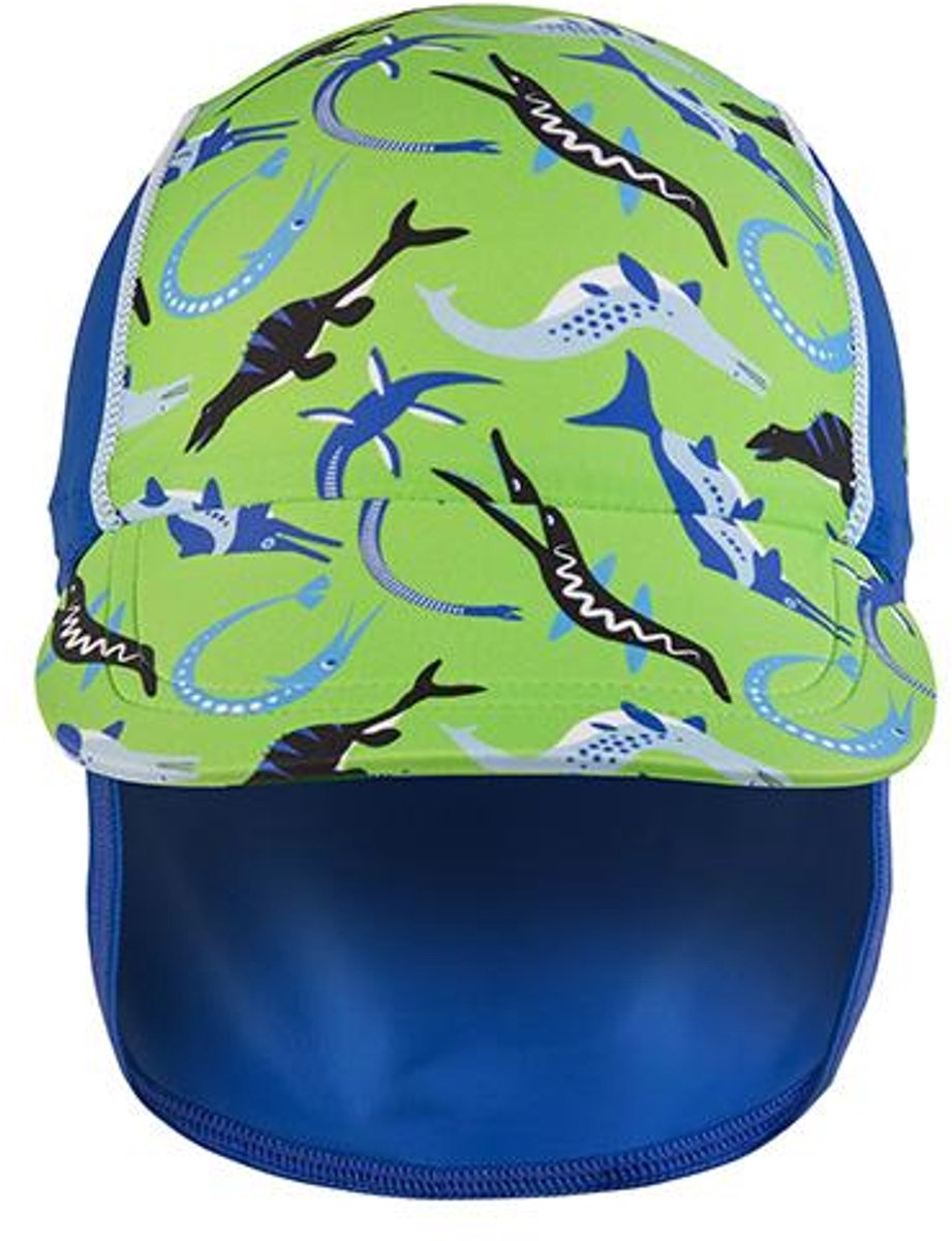 Beco Oceaan Dinos Zonnehoed | UV-spf50+ | Groen maat 2 - Maat 2