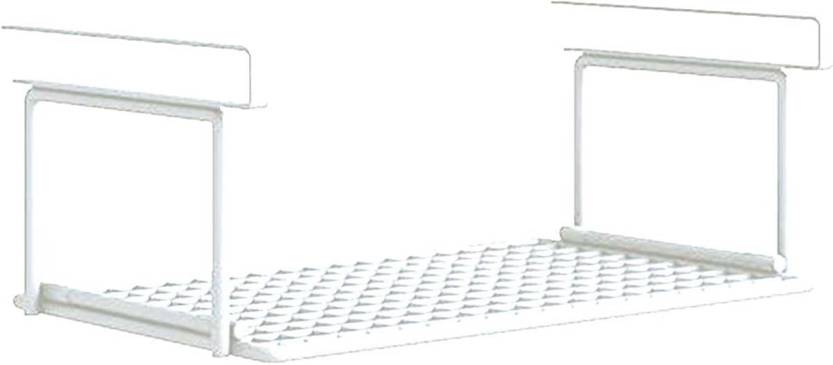 Hangmand Metaal - Onderlegmand Organizer - Keuken Opbergen - Stabiel Ontwerp - 32/39/52 cm - Wit