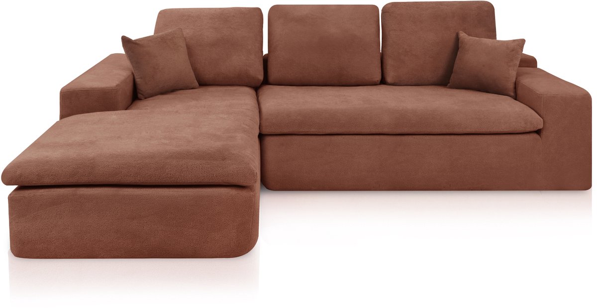 Lazy Hoekbank Terracotta Links