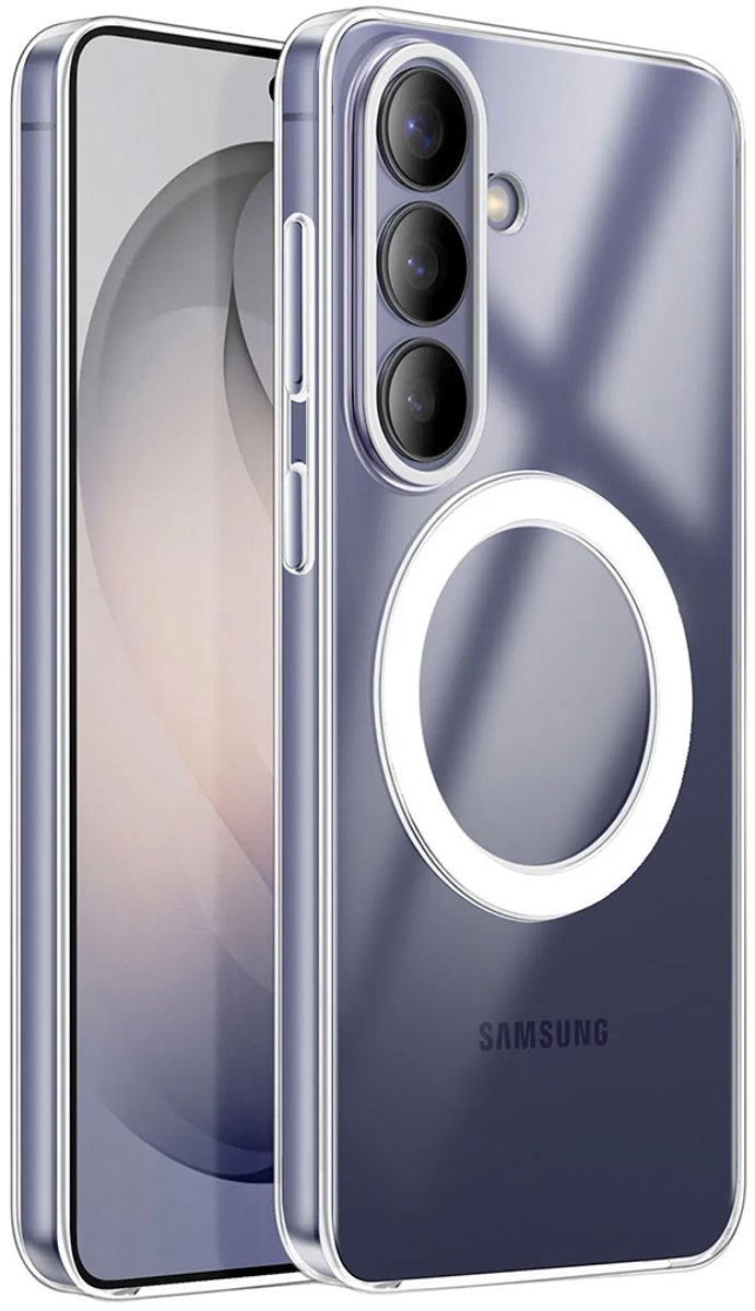 Samsung Galaxy S26 Hoesje - Clear Magnet Case - Transparant