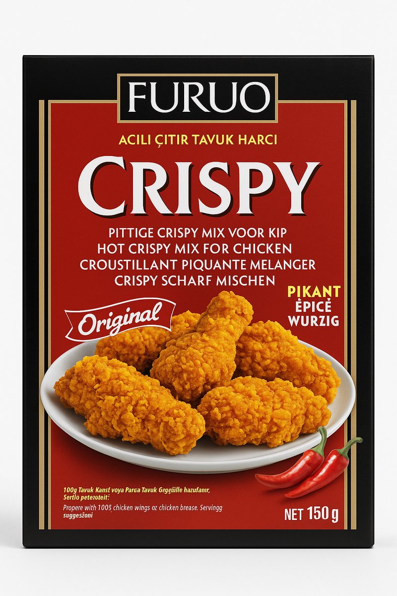 Tuana Kruiden - Crispy Chicken Mix Pittig & Citir Tavuk Harci Acili 157g - Tuanashop - FUR38