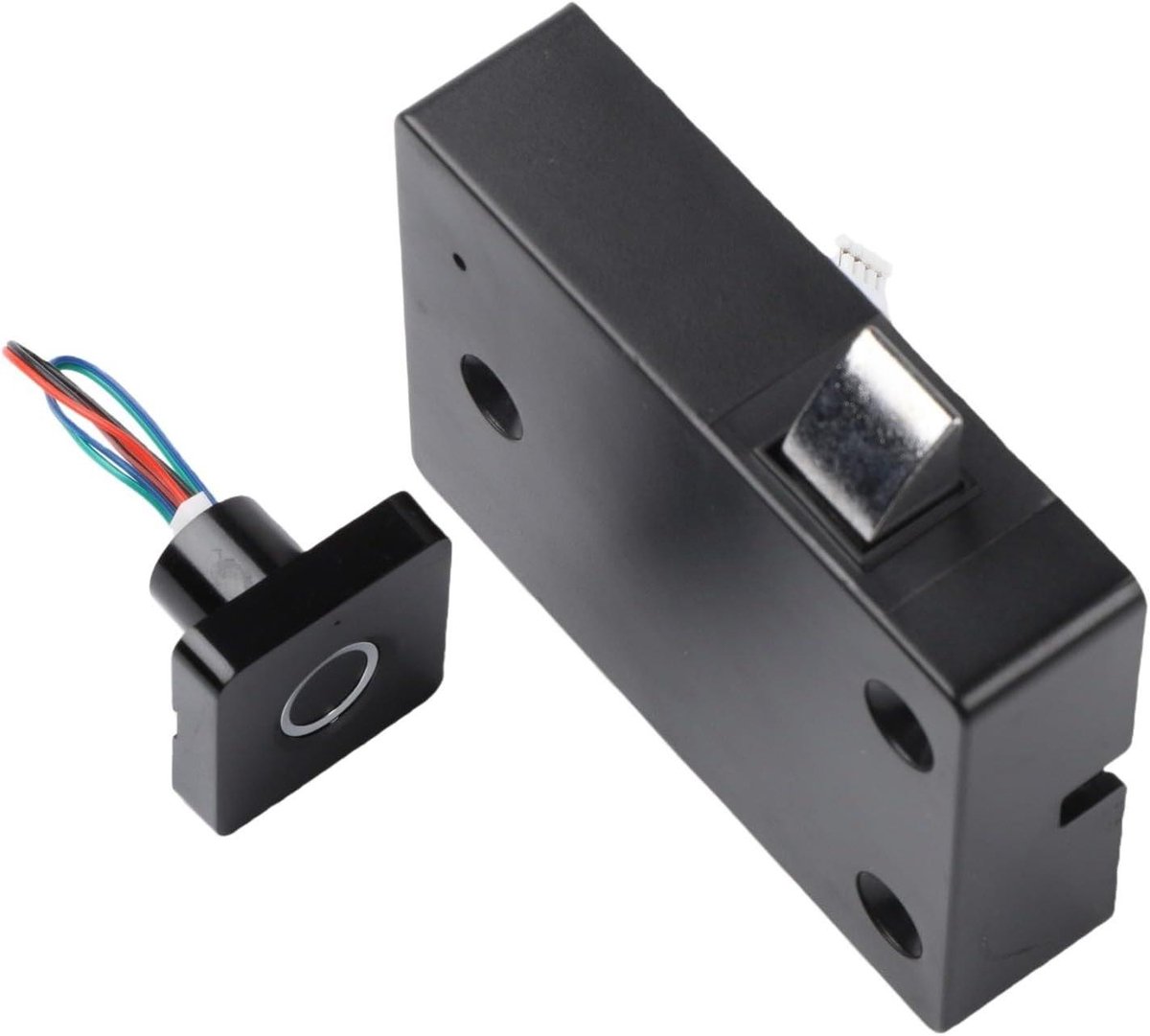 Slim Vingerafdruk Slot - Elektronisch Deurslot - Kast Beveiligen - Snel Ontgrendelen - 8 x 6 x 3 cm - Zwart