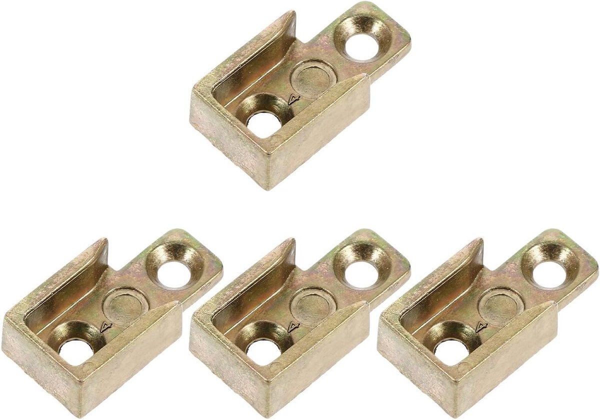 Raamsluiting Set - Raambeslag Sluiting - Veiligheid Verhogend - Zink Legering - 3.5 x 1.7 x 1 cm - Goud