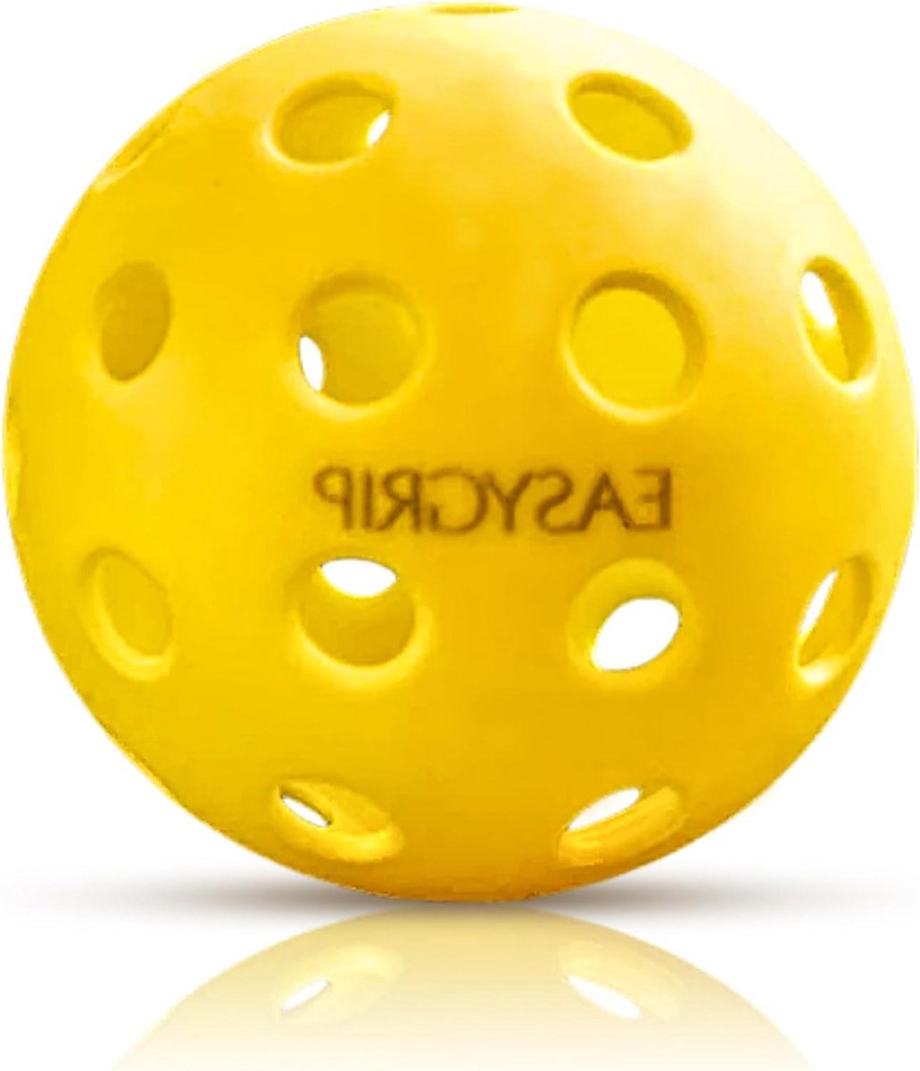 Pickleball Ballen - Binnenshuis ballen - Indoor Spellen - 40 Gaten Ontwerp - 4 stuks - Geel