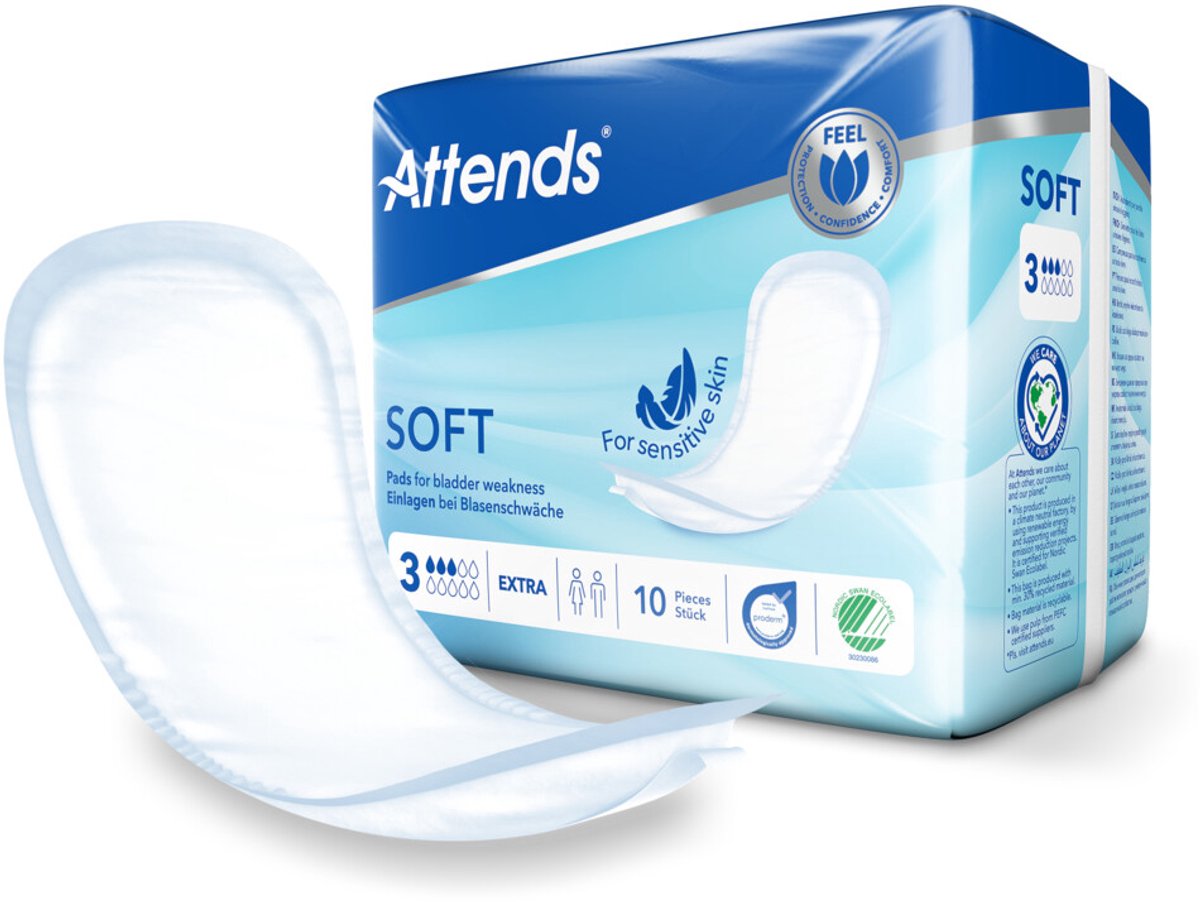 Attends Soft Extra 3 - 4 x 10 stuks - Voordeelverpakking