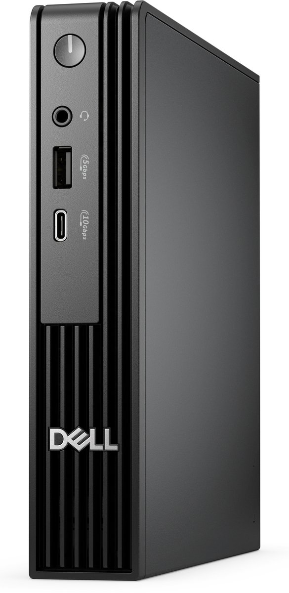 DELL Pro QCM1250 Intel® Core™ i5 i5-14500T 16 GB DDR5-SDRAM 512 GB SSD Windows 11 Pro Micro PC Mini PC Zwart thumbnail 2