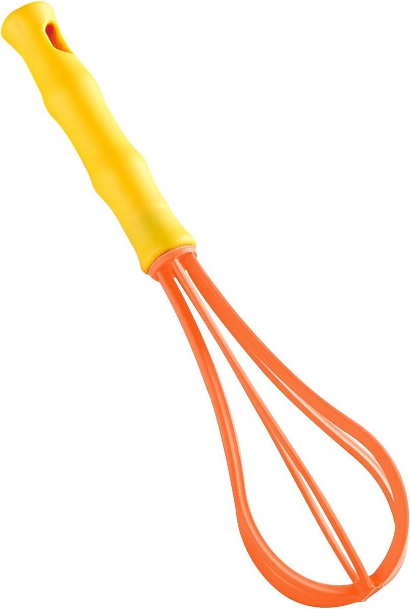 Garde Keuken - Eierklopper Mixer - Bakken Klop Eieren - Ergonomische Handgreep - 9x9 cm - Oranje