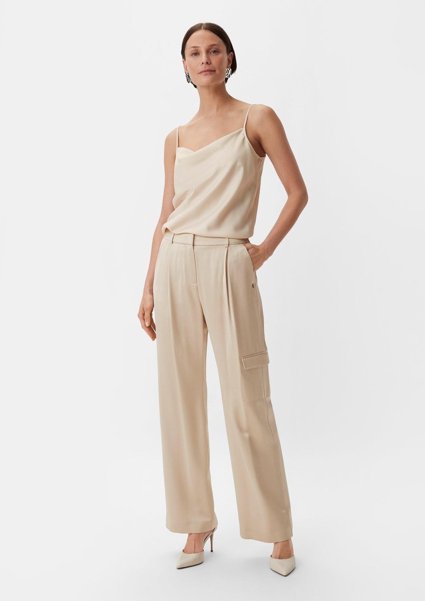 comma - female - Regular fit: broek van viscosemix