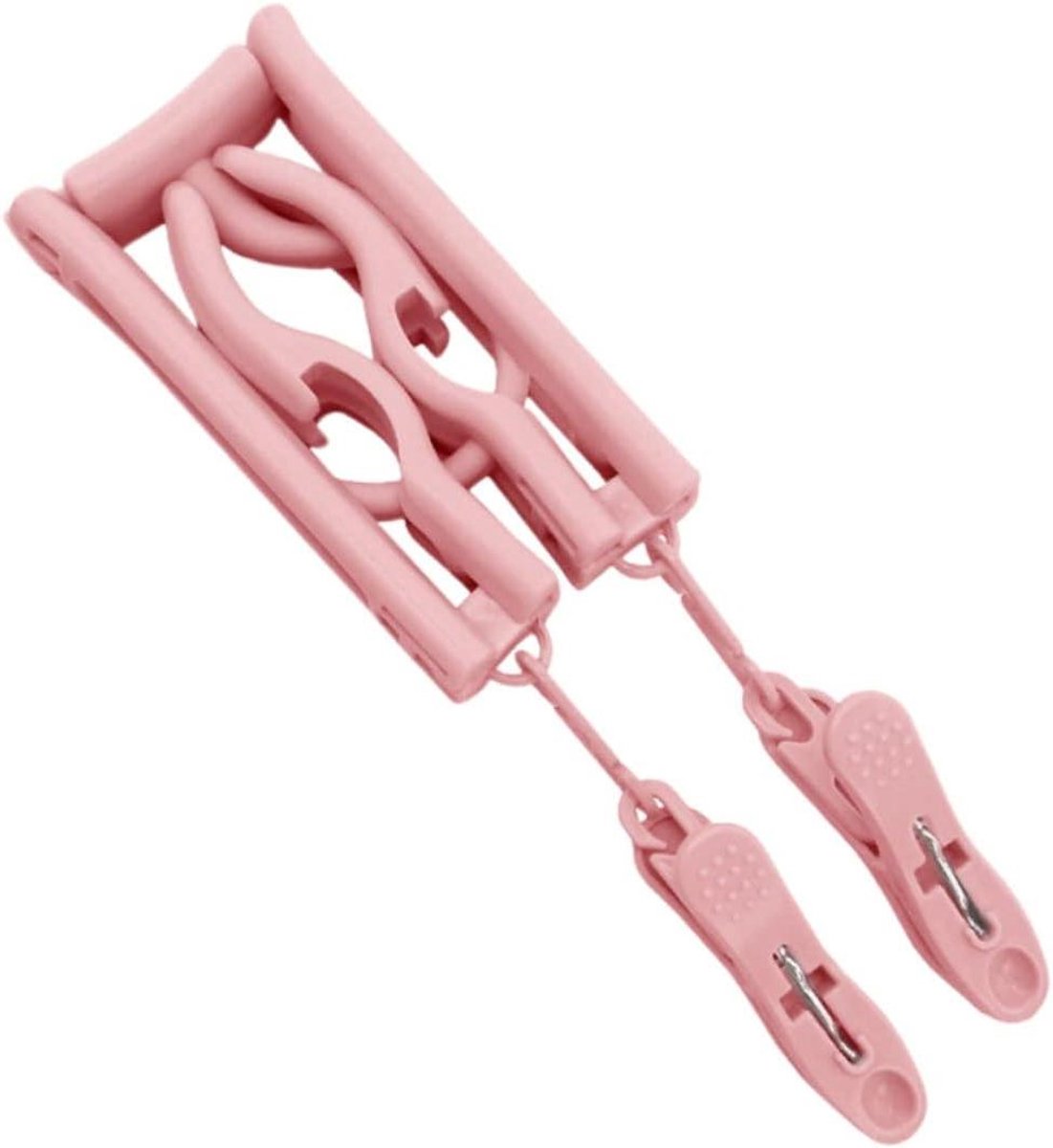 Kledinghangers - Reishangers - Kleding Opbergen - Antislip Ontwerp - 19.7x5.6cm - Roze