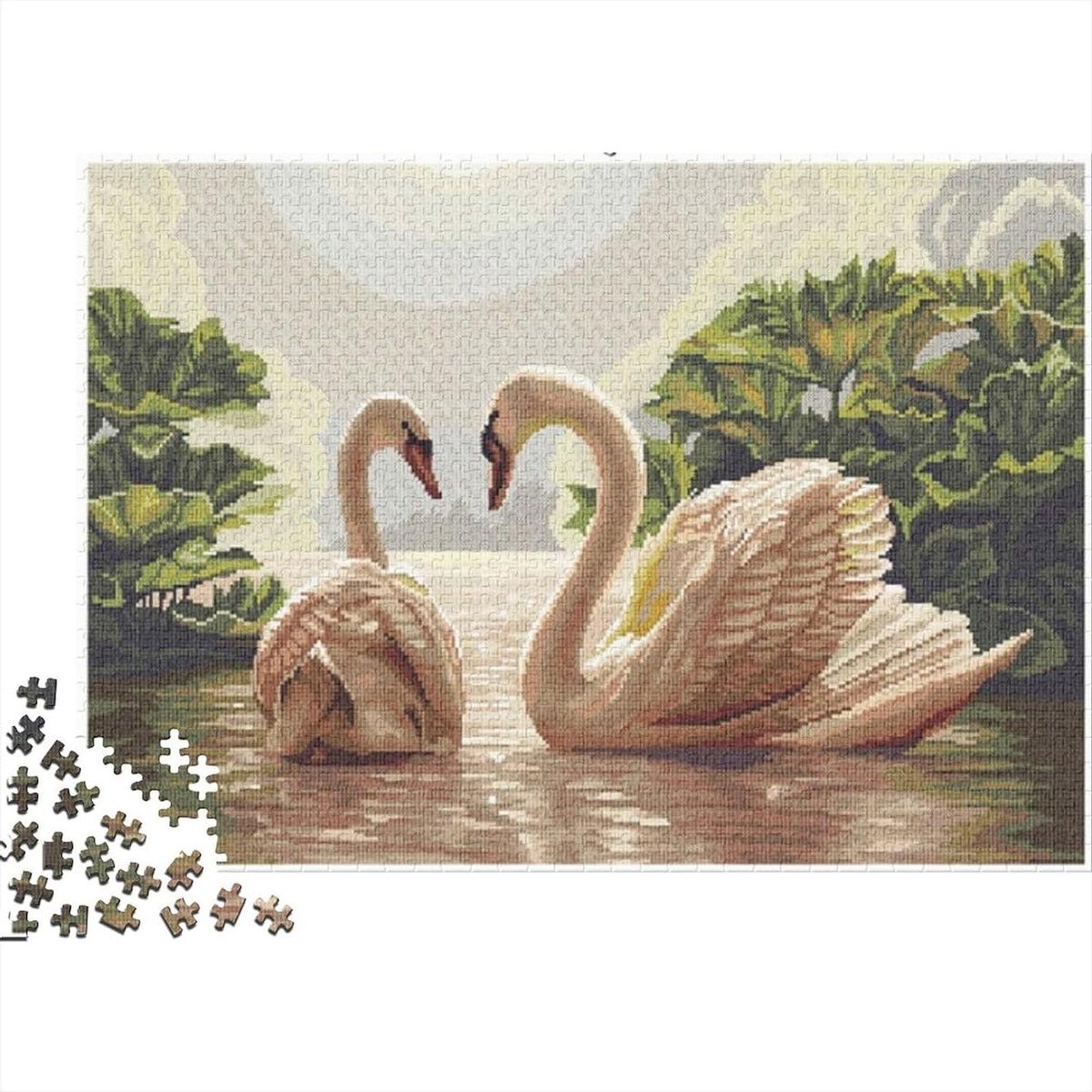 Gepersonaliseerde Puzzel - Eigen Foto Puzzel - Ontspanning en Plezier - Uniek Zelf Ontworpen - 1000 Stukjes - Meerdere Kleuren