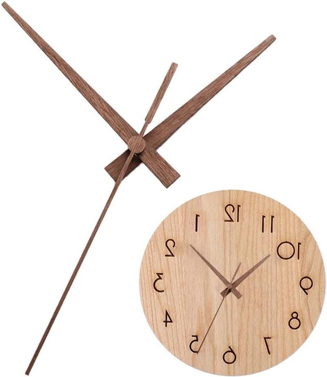 Klok Wijzers - Klok Onderdelen - Klok Repareren - Takvorm Ontwerp - 150mm 120mm 100mm - Zwart