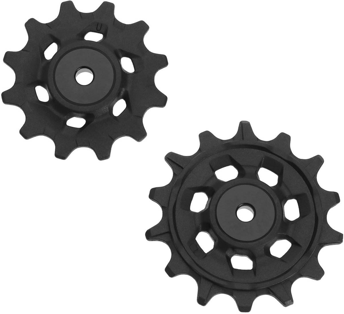 aladdien - Fiets Derailleur Katrol - Aluminium Reparatie Kit - Zwart - Compatibel met Sram - Voor Outdoor Fiets - 12T/14T