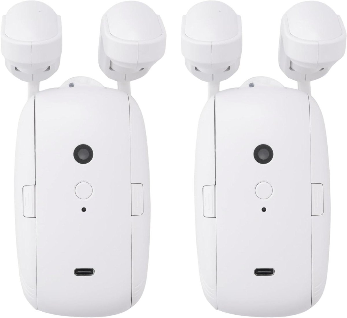 Automatische Gordijnopener - Gordijnmotor Gordijnrobot - Slim Huis Bediening - Met Licht en Temperatuur Sensor - 2 Stuks - Wit