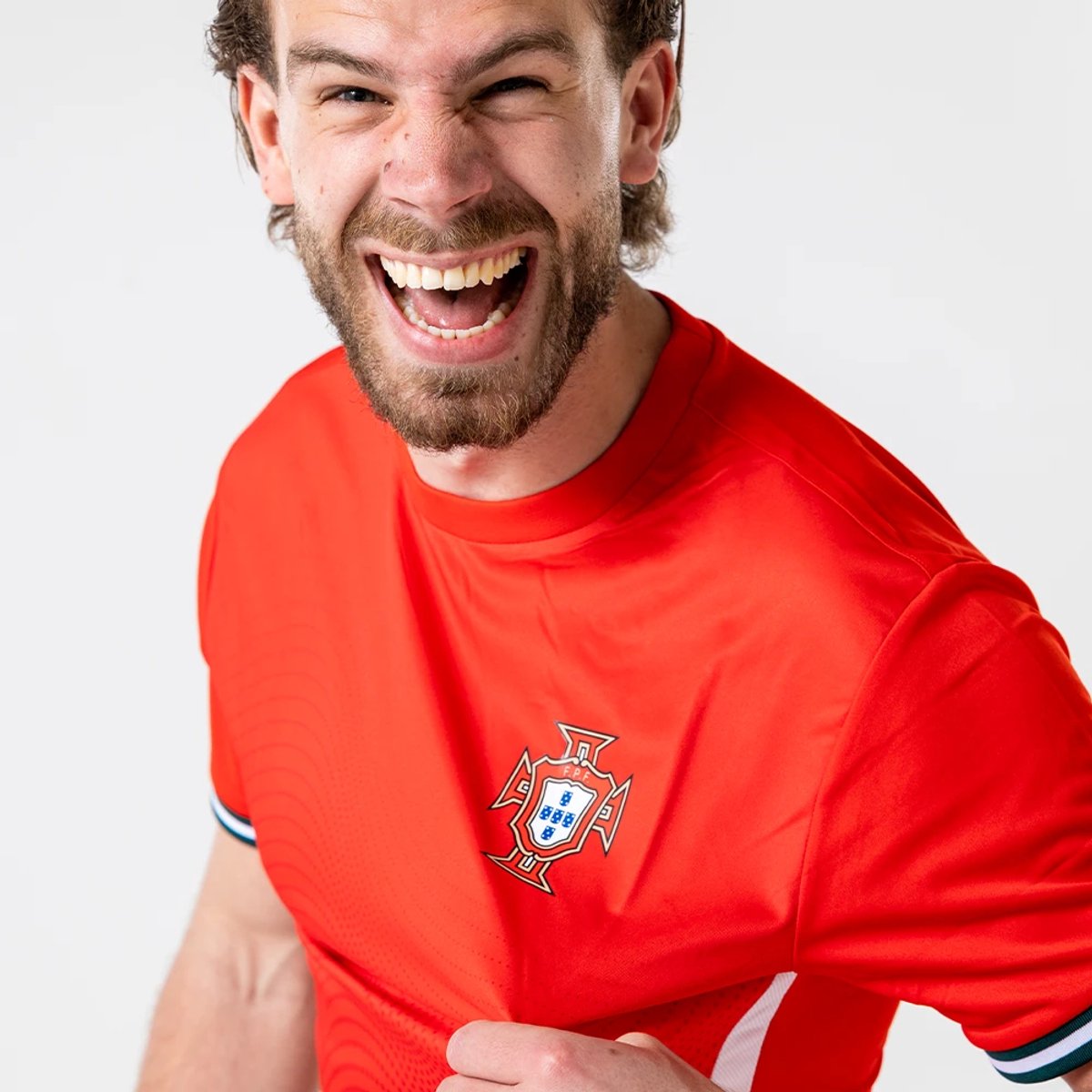 Portugal Voetbalshirt Heren - Maat S t/m XXL - Rood - FPF - Officiële Fanmerchandise - WK 2026