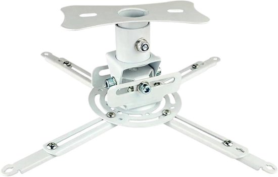 Projector Beugel – Projector Mount – Thuisbioscoop – Sterk Metaal – 145 cm x 15 cm – Wit