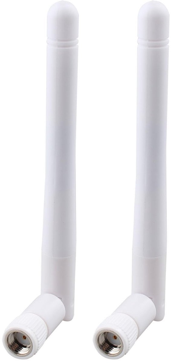 aladdien - Dual Band Wifi Antenne - 3dBi Omnidirectional - Hoogwaardige Verbinding - Voor Router en Camera - Versterk Wifi Signaal - Geschikt voor T...