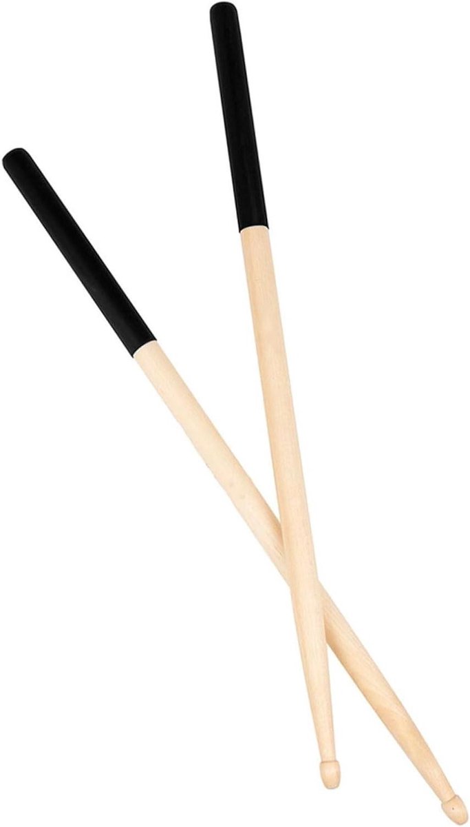 Drumstokken - Mallets Percussie - Drummen Oefenen - Niet Makkelijk Breken - 40.6 cm - Zwart