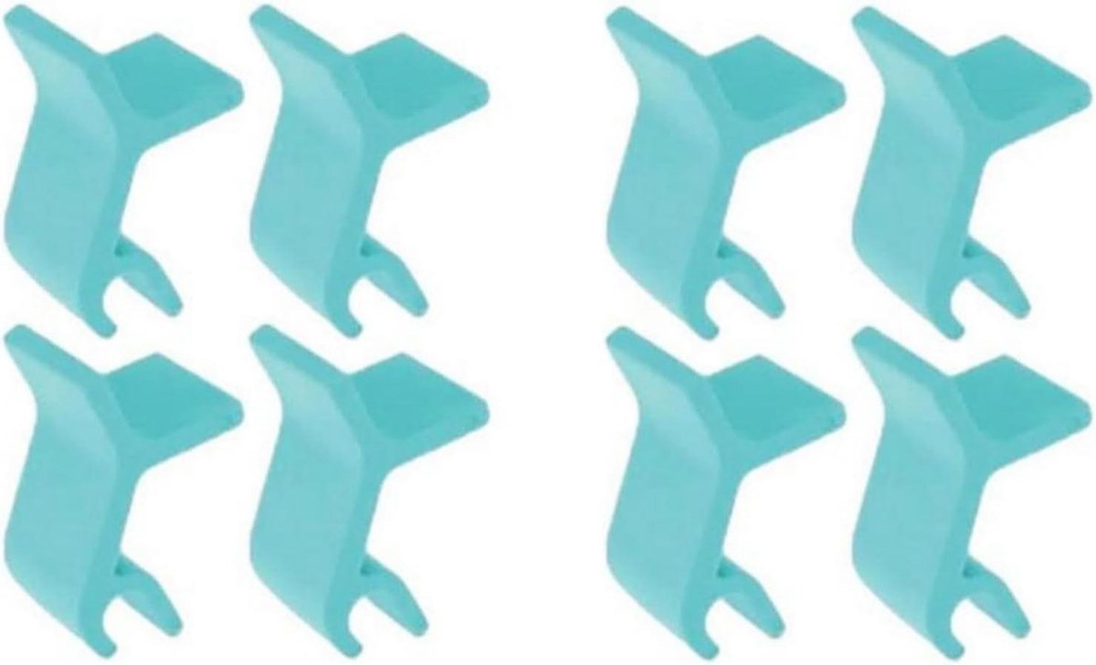 Bakplaat Stapelaar - Bakplaat Organizer - Keuken Organiseren - Compact Ontwerp - 8 stuks - Blauw