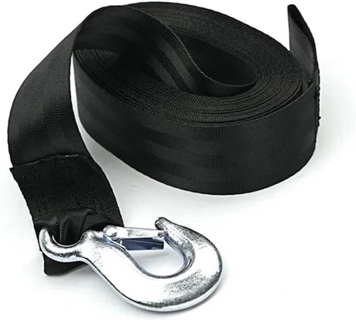 Sleepkabel Auto - Aanhangerband - Voertuigen Vervoeren - Versterkte Haken - 6 Meter - Reflecterend