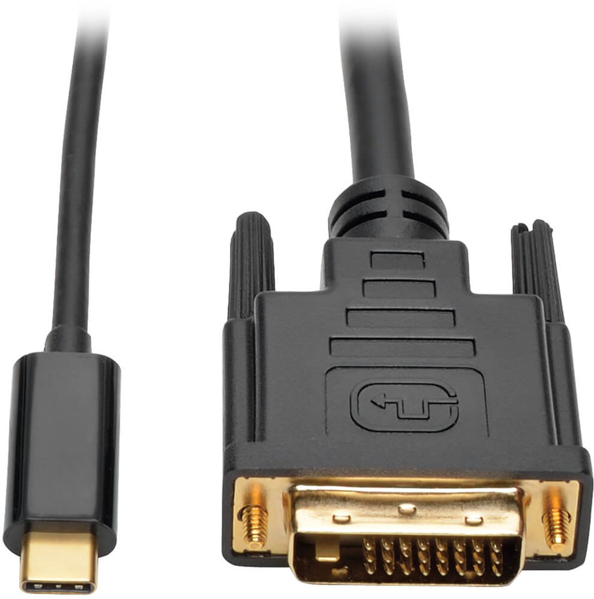 Tripp Lite U444-006-D video kabel adapter 1,8 m USB C DVI-D Zwart