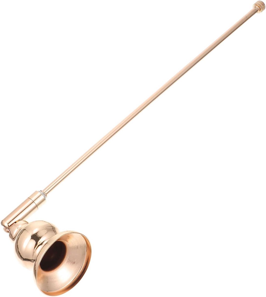 Kaars Extinguisher - Kaars Accessoire - Veilig Doen - Lange Handgreep - 39 cm - Goud