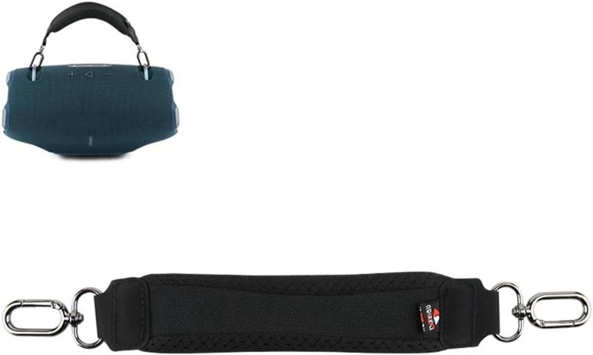 Draagriem Luidspreker - Schouderband - Muziek Luisteren - Verstelbare Band - 31 cm - Zwart