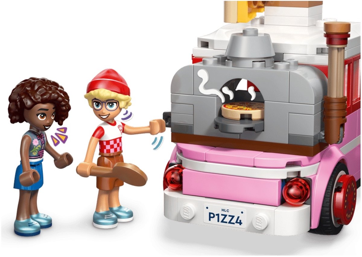 LEGO Friends Pizzatruck Speelgoed voor Kinderen vanaf 6 Jaar met 2 Poppetjes 42694 — cadeau in Spellen & Speelgoed - foto 3