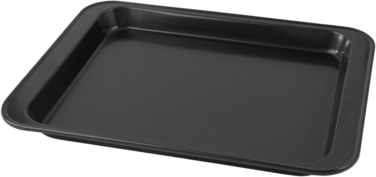 Rechthoekige Mini Bakvorm 24×18×2cm - Antiaanbak Bakplaat van Koolstofstaal, Ovenbestendig en Makkelijk Schoon te Maken voor Bakken en Koken