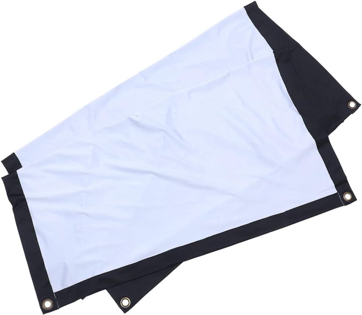 Projectiescherm - Filmscherm Beeldoek - Thuisbioscoop - Kreukvrij Polyester - 134 x 75 cm - Wit