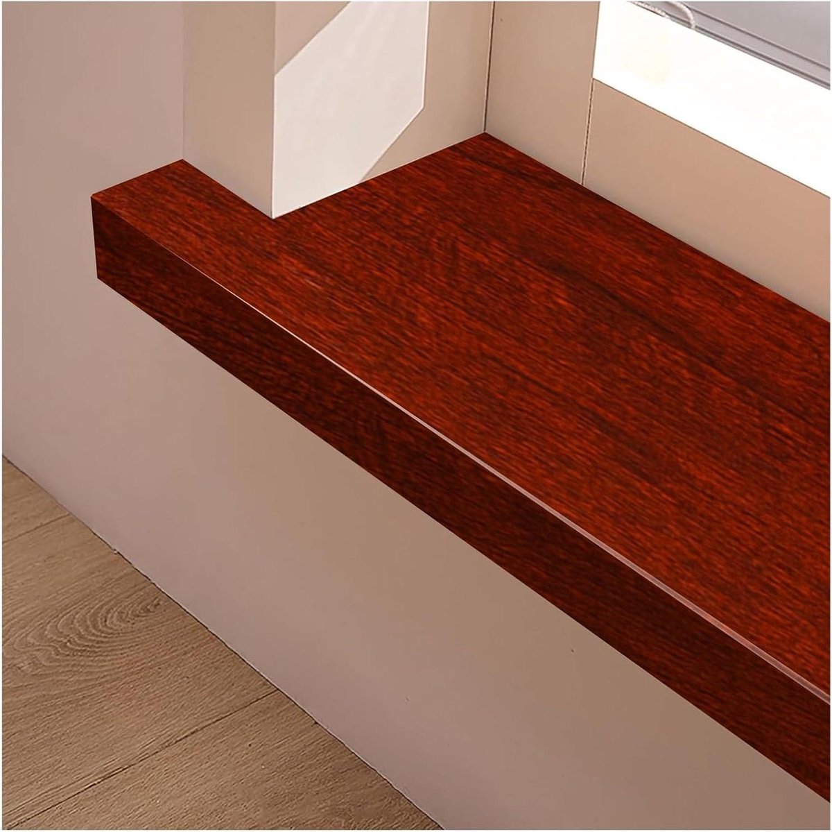 Vensterbank Afdekking - Vensterbank Rand - Binnen Decoratie - Waterdicht PVC Composiet - 25 cm x 130 cm - Houtnerf
