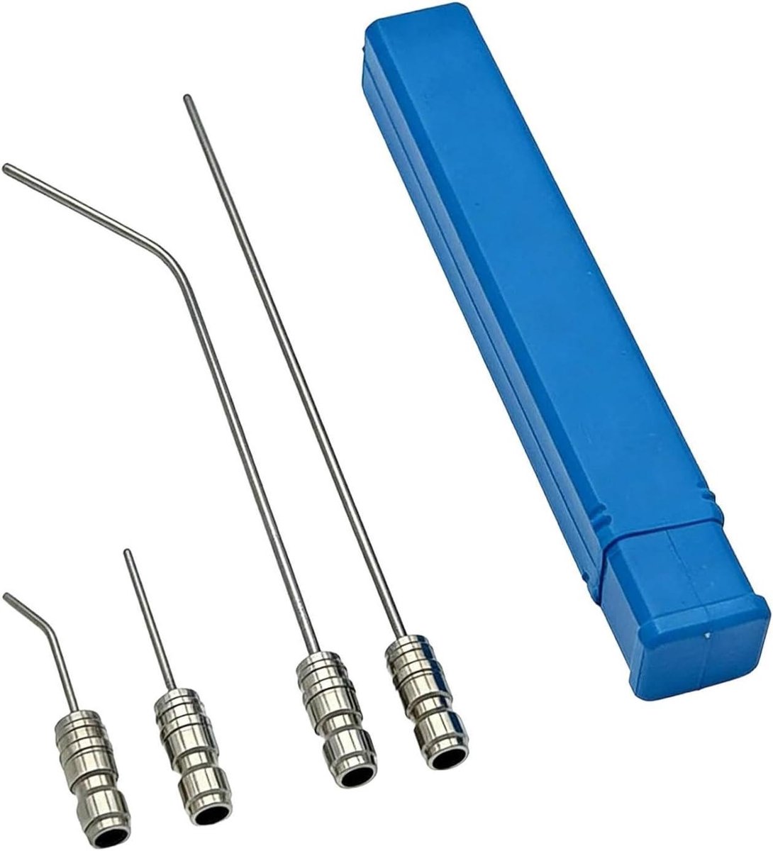 Hogedruk Spuitmonden - Reinigingsaccessoires - Efficiënt Reinigen - Snelle Koppeling - 22.4 x 12.9 x 3.7 cm - Metaal