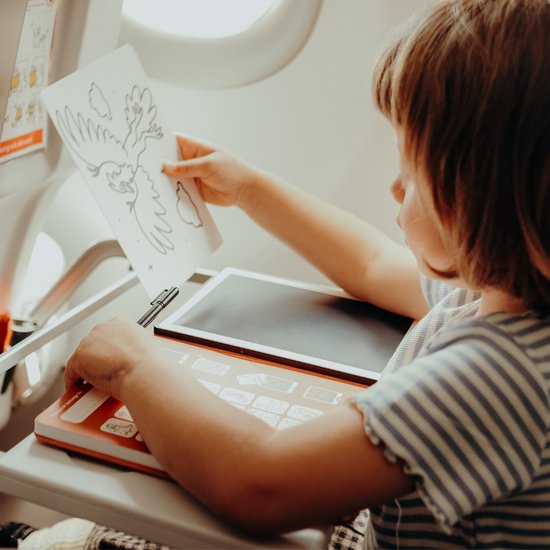 KIDYWOLF KIDYDRAW Mini Tablette à Dessin - Thème Animaux - Éducatif - Dès 4 ans