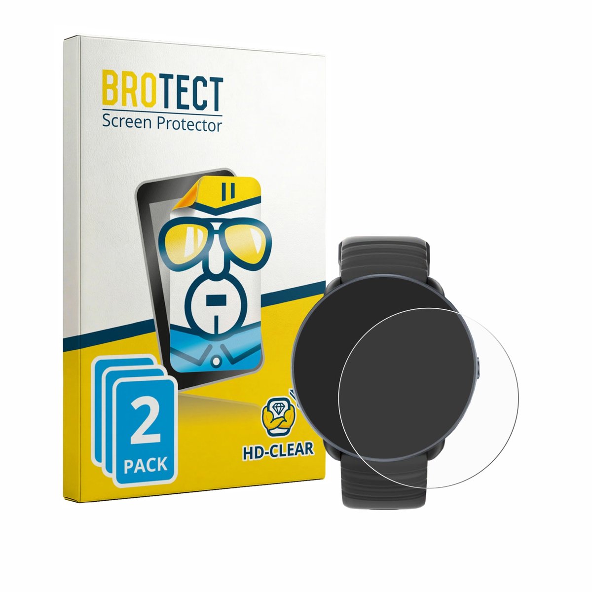 BROTECT - Screenprotector voor Parsonver PSSW9 - Folie Beschermfolie transparant 2 Stuks
