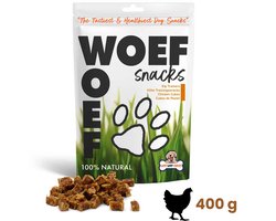 Woef Woef Hondensnack Kip Trainers M 400 gr