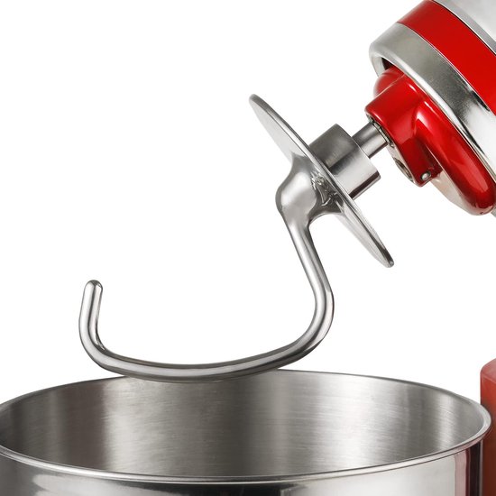 Deeghaak - Mixer accessoire - Deeg kneden - Vaatwasmachinebestendig - 4.5-5 liter - Zilverkleurig — afbeelding 2