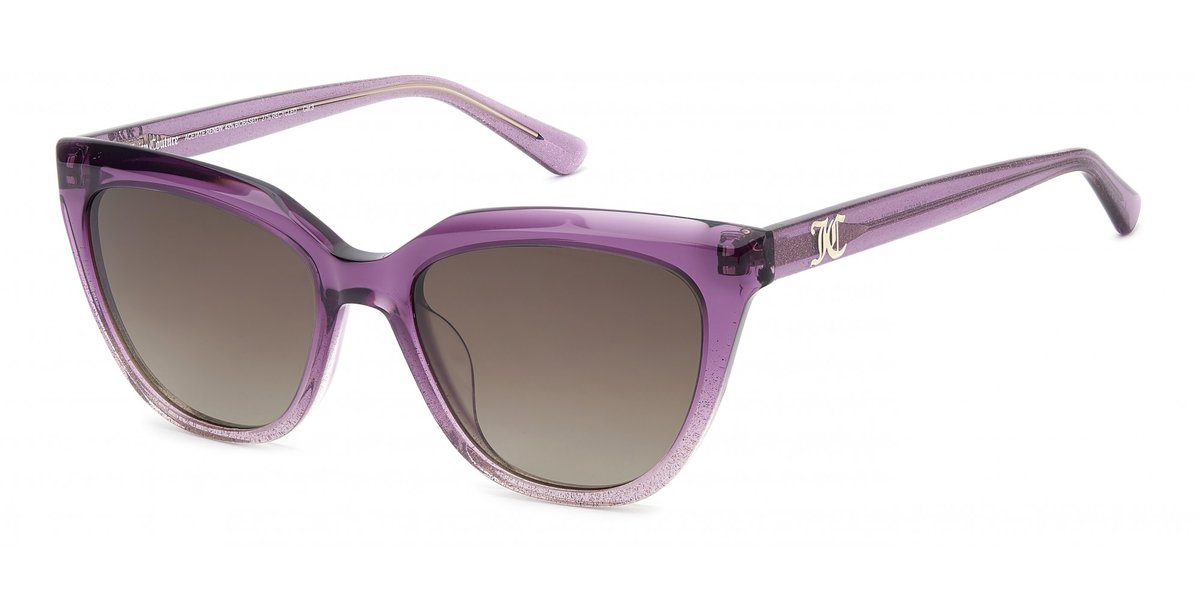 Juicy Couture JU 644/G/S Glitter violet 53/18/140 WOMAN Zonnebrillen