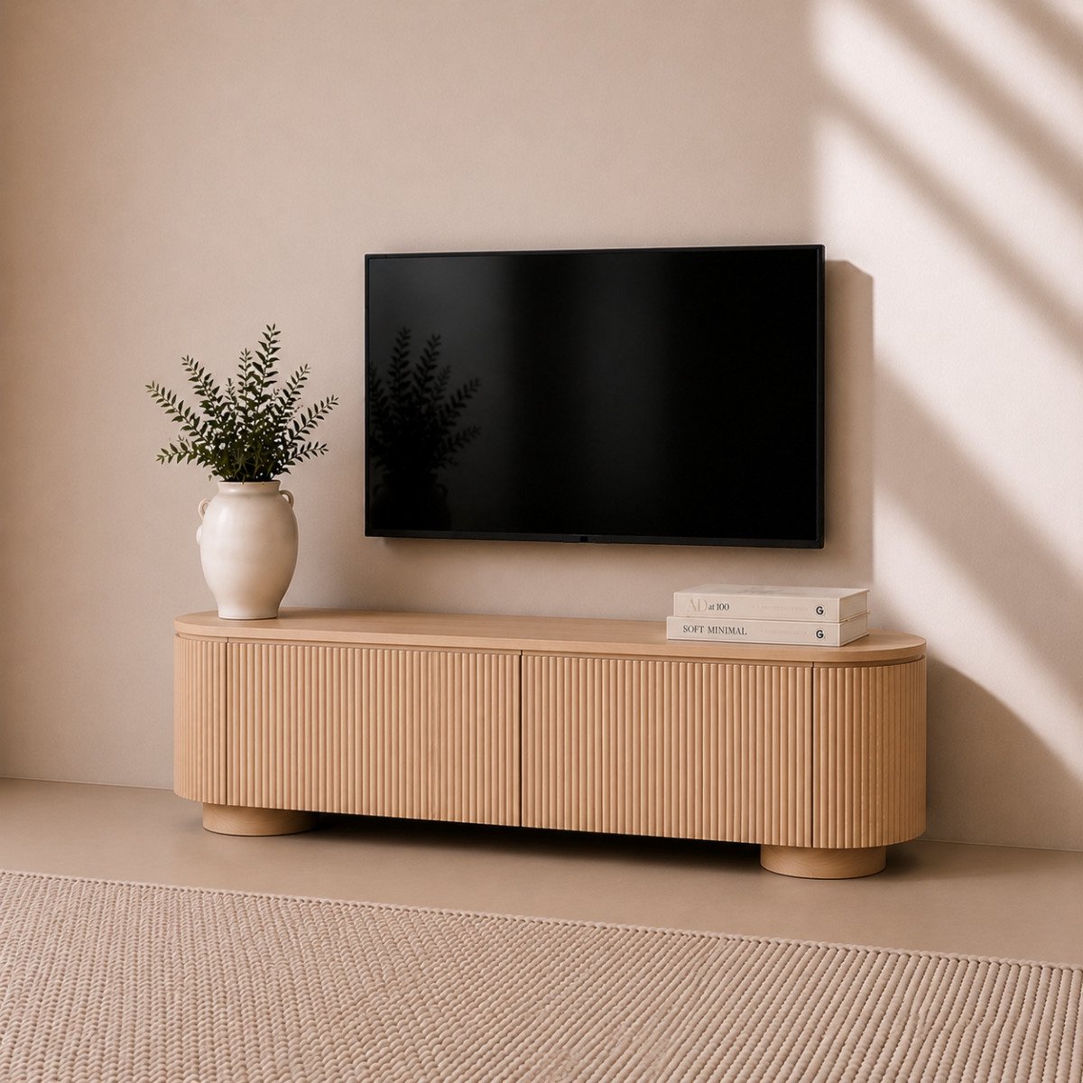 DS4U - Toki staand tv-meubel 120 cm - naturel