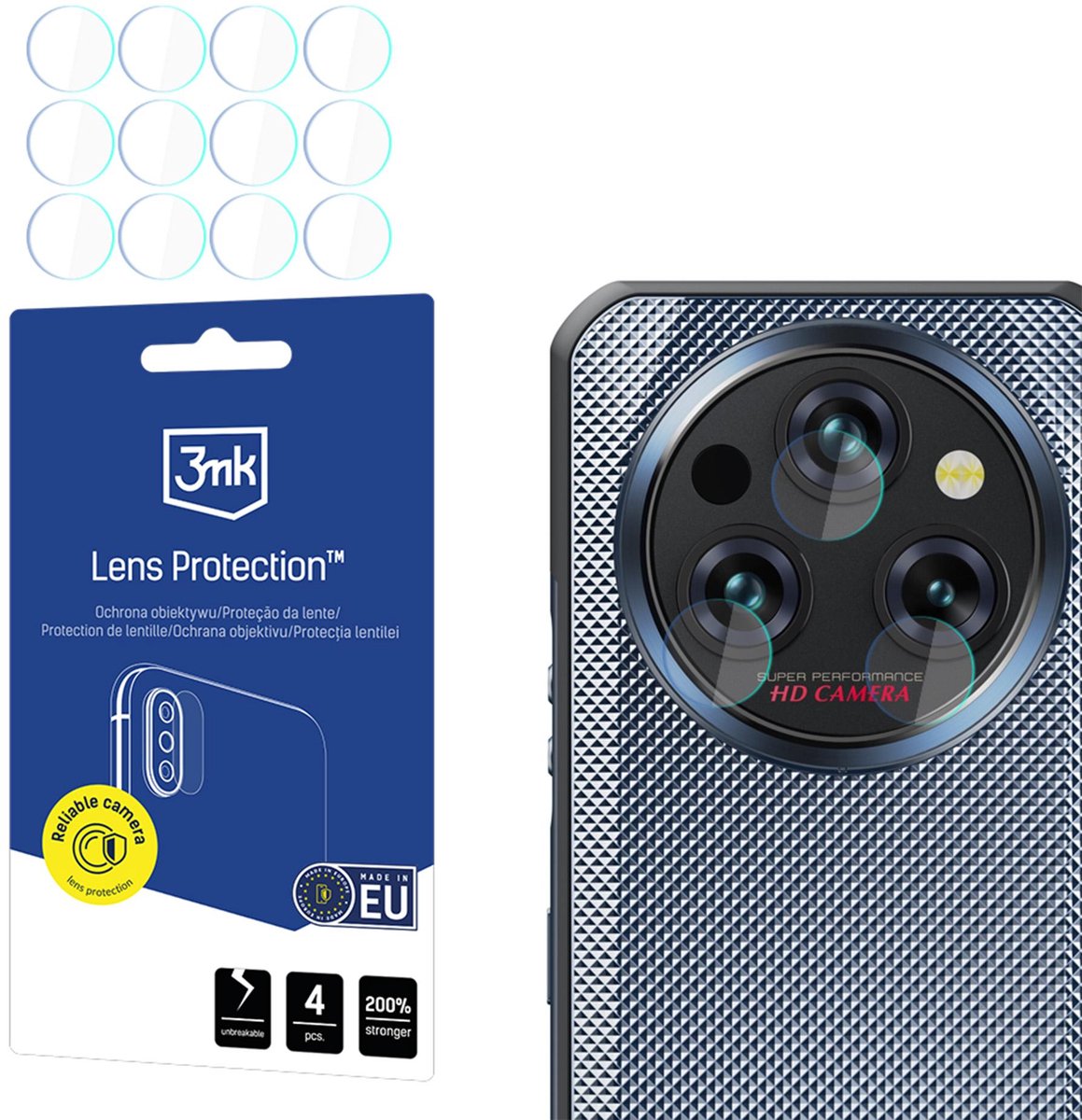3Mk Lensbescherming Voor Oukitel Wp35 Wp35 S, Inclusief Lensbescherming Voor De Telefoon.
