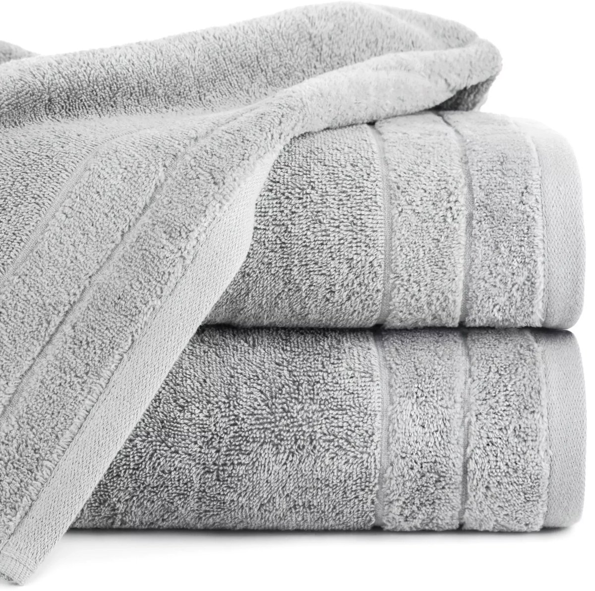 Eurofirany Damla - Handdoekenset - 50x90 cm - Staal - 500g/m2