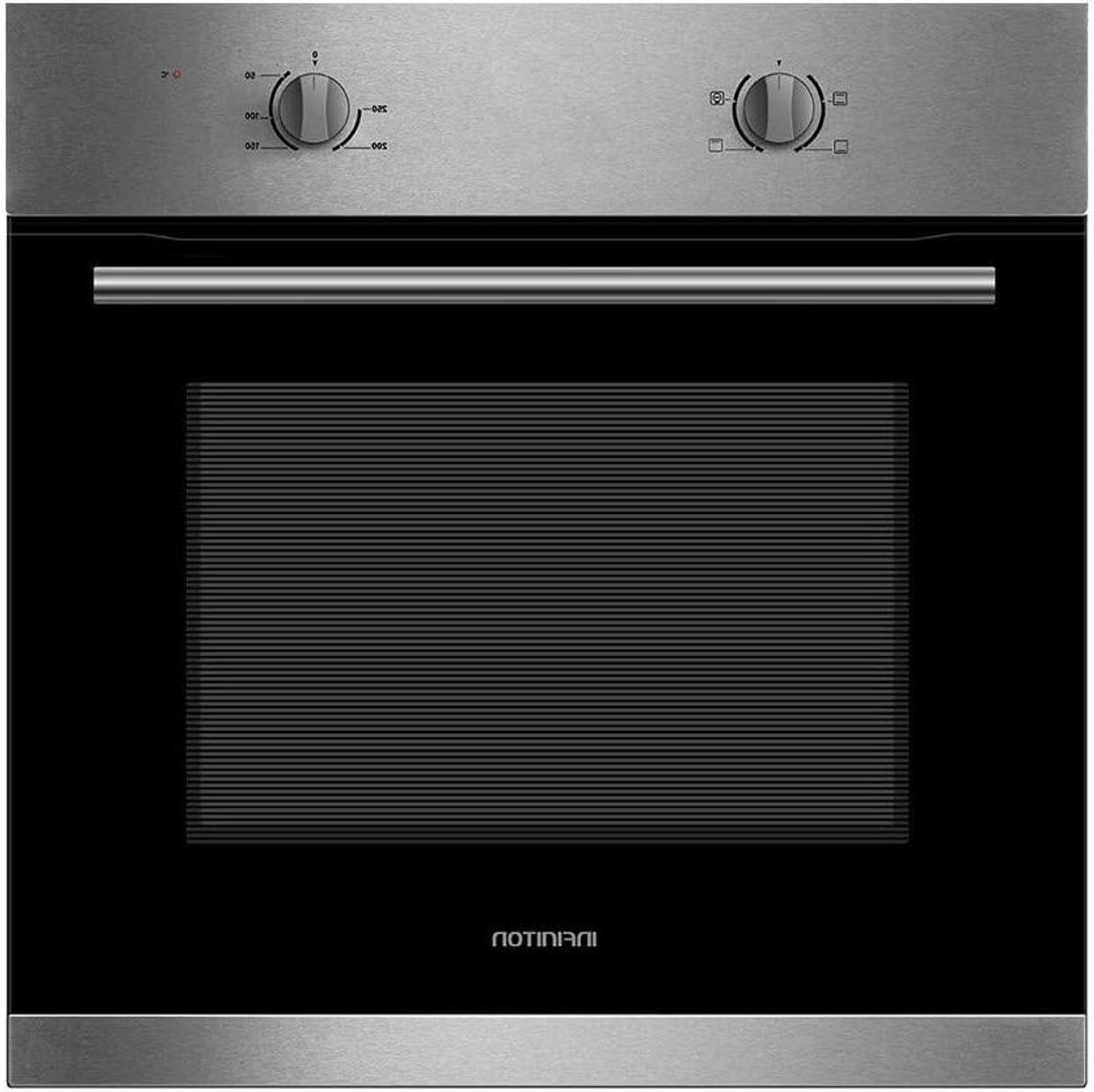 Multifunctionele oven Inbouw oven Elektrisch Keukenoven Gebruiken Roestvrij staal binnenkant 70 Liter Roestvrij staal