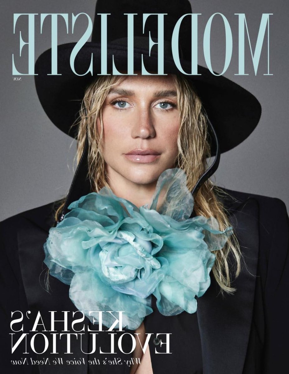 Modeliste November 2023 - Mode Magazine - Inspiratie Opdoen - Cover Star Kesha - 163 Pagina's - Full Color