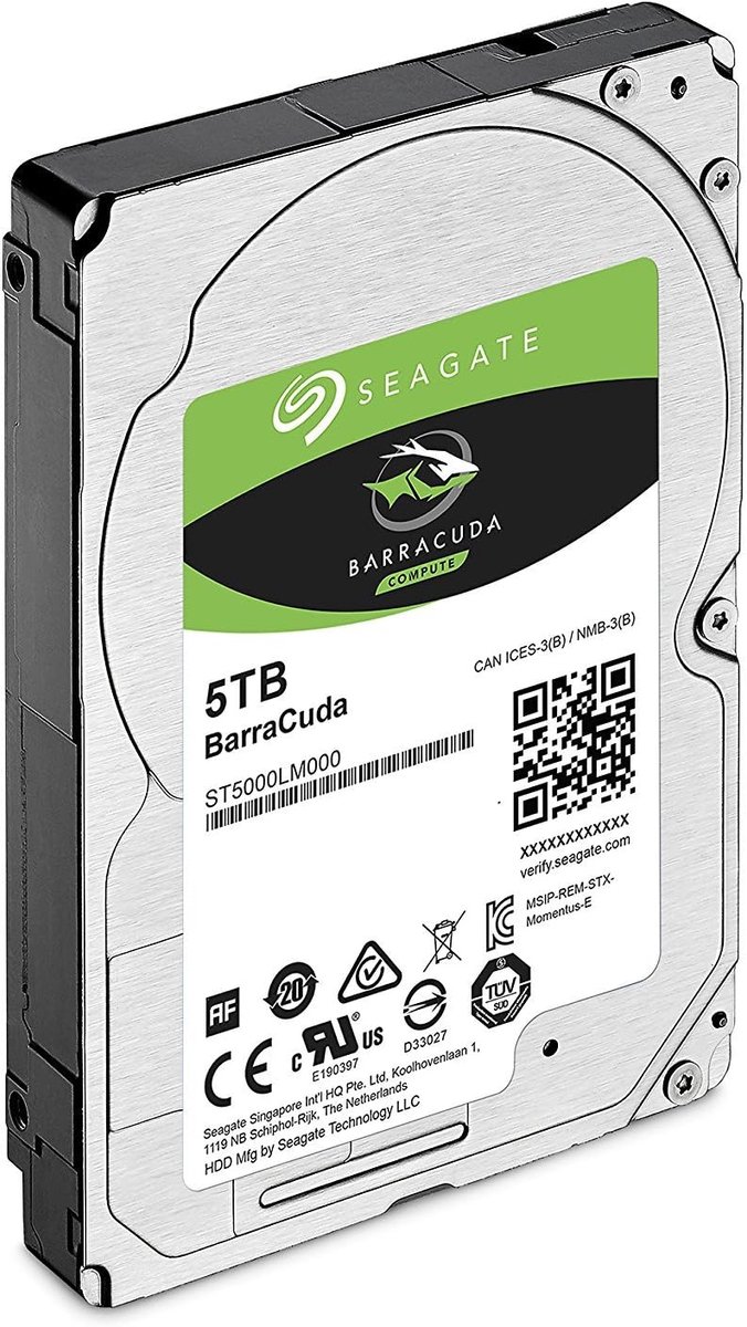 Interne Harde Schijf - Opslag Schijf - Bestanden Opslaan - Hoge Capaciteit - 5TB - Zilver van Interne Harde Schijf — afbeelding 4