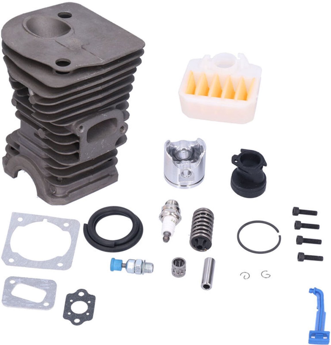 Zuiger- en cilinderkits geschikt voor HUSQVARNA 340, 345 en 350 – 40 mm luchtfilter – slijtvast – hoge prestaties