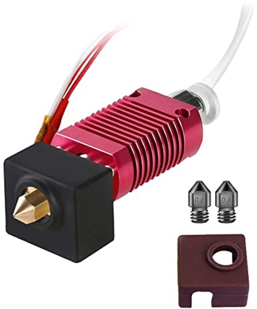 Ender 3 Hotend 24V met 2 stuks MK8 gehard stalen mondstukken 0,4 mm voor Creality Ender 3/Ender 3 Pro/Ender 3 V2 3D-printerupgrade